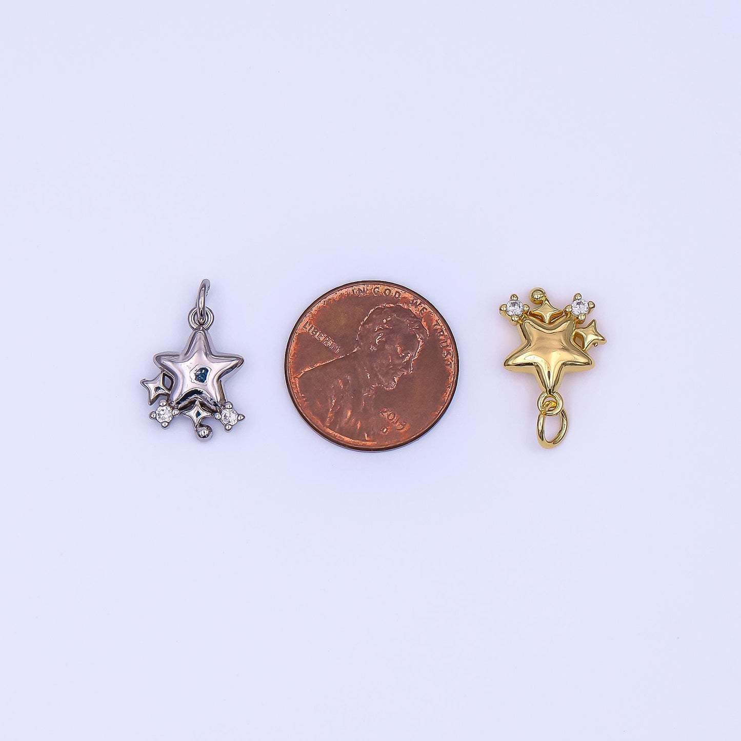 Shooting Star Charm Twinkle Little Star Children's Jewelry Cute Gifts For Girls, Kid's Gifts, Star Charm Necklace, Kawaii Jewellery AF-498