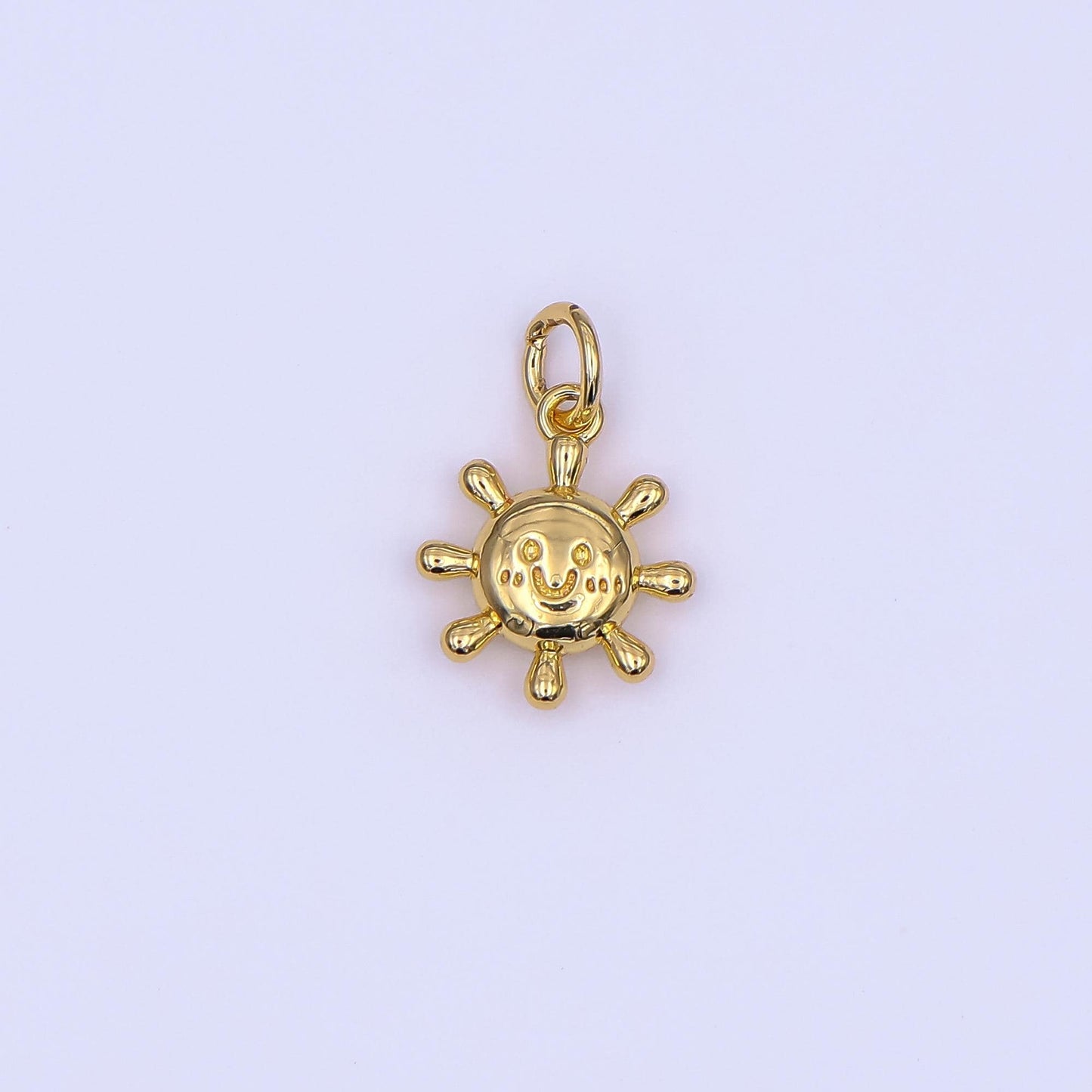 Mini Gold Sun Charms Tiny charm for Necklace Earring Bracelet Jewelry Making Supply Celestial Jewelry AF-499