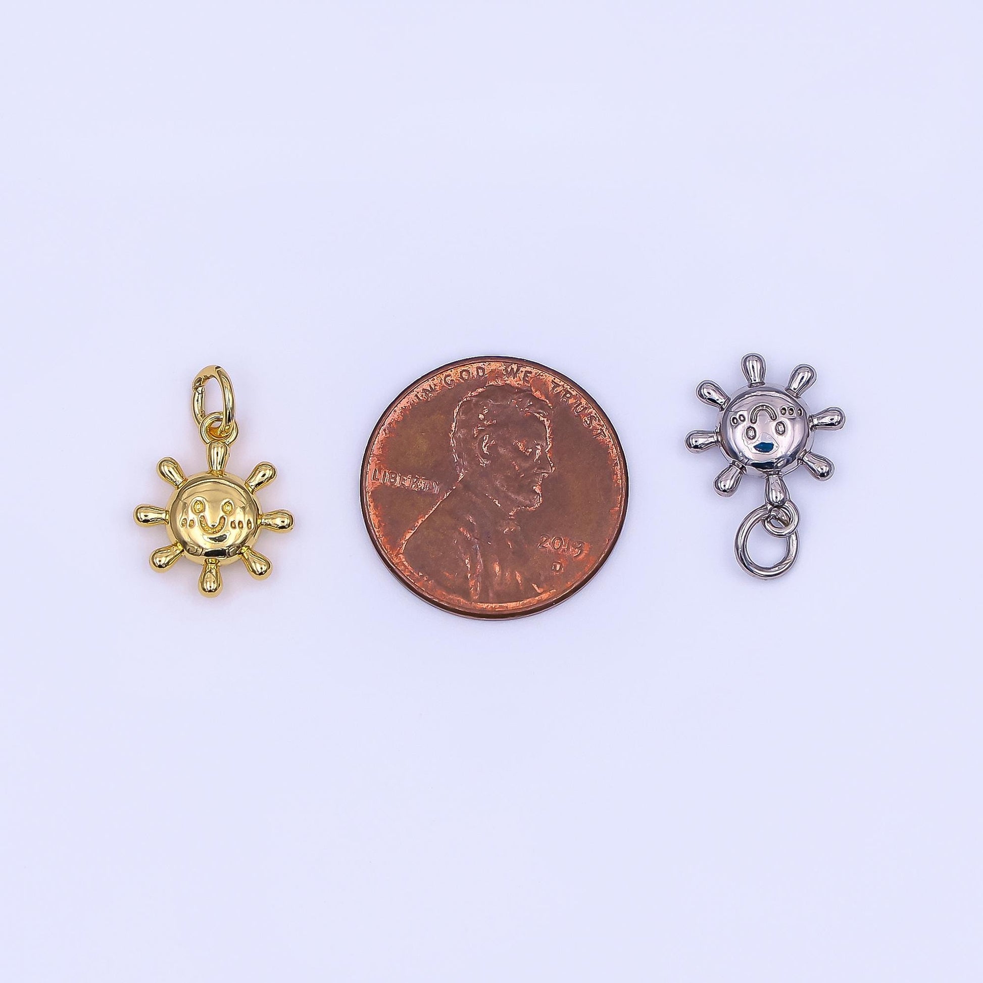 Mini Gold Sun Charms Tiny charm for Necklace Earring Bracelet Jewelry Making Supply Celestial Jewelry AF-499