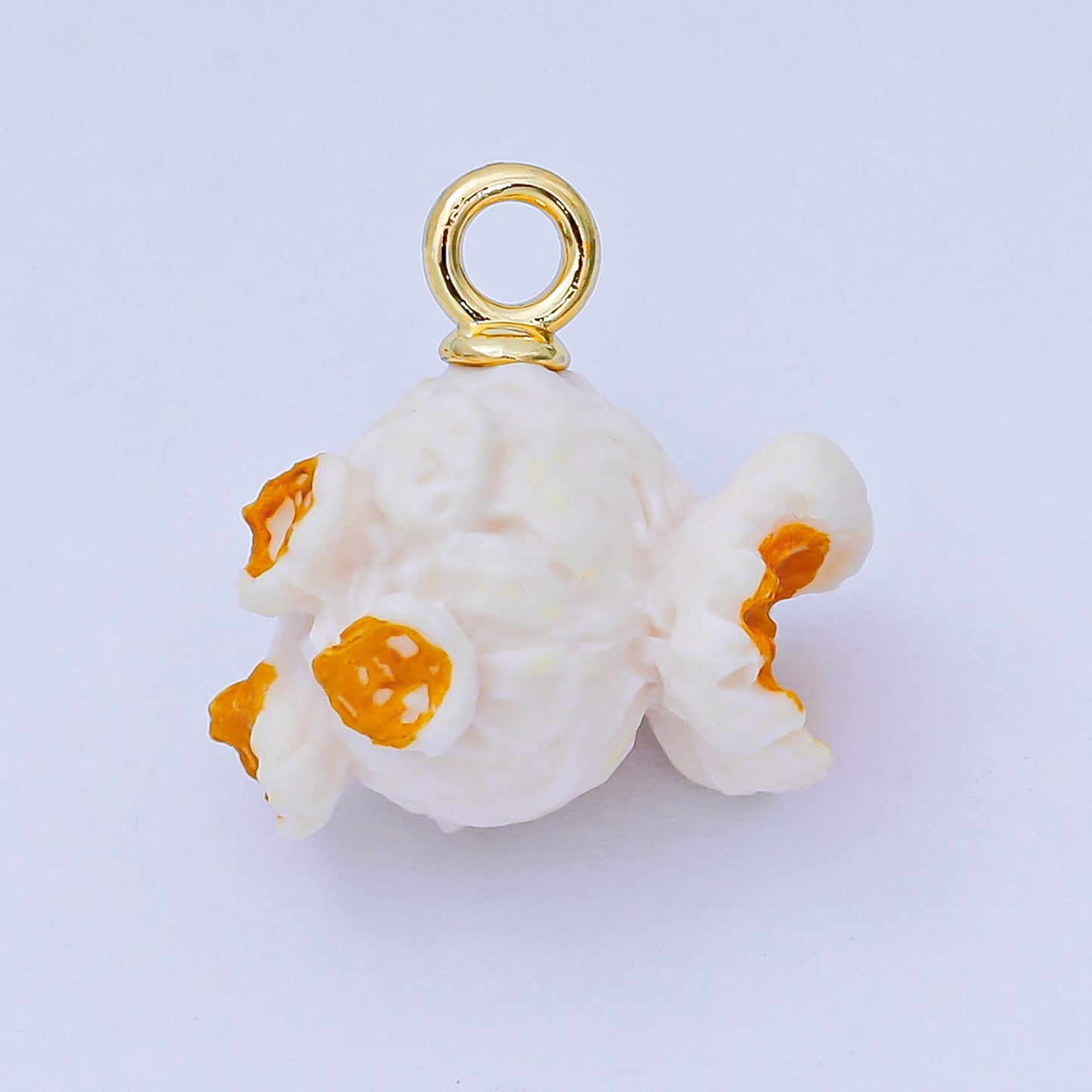 3D Resin Popcorn charm Junk Food Snack Movie Theater Inspired Jewelry for Keychain Bag Charm Necklace Bracelet Supply AH650