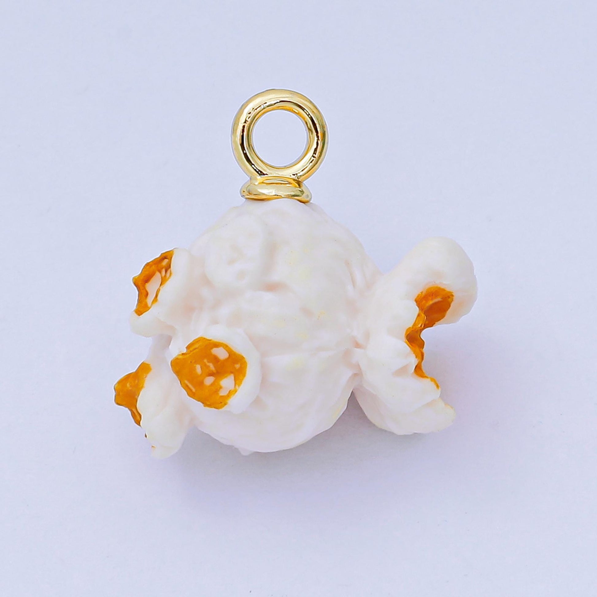 3D Resin Popcorn charm Junk Food Snack Movie Theater Inspired Jewelry for Keychain Bag Charm Necklace Bracelet Supply AH650