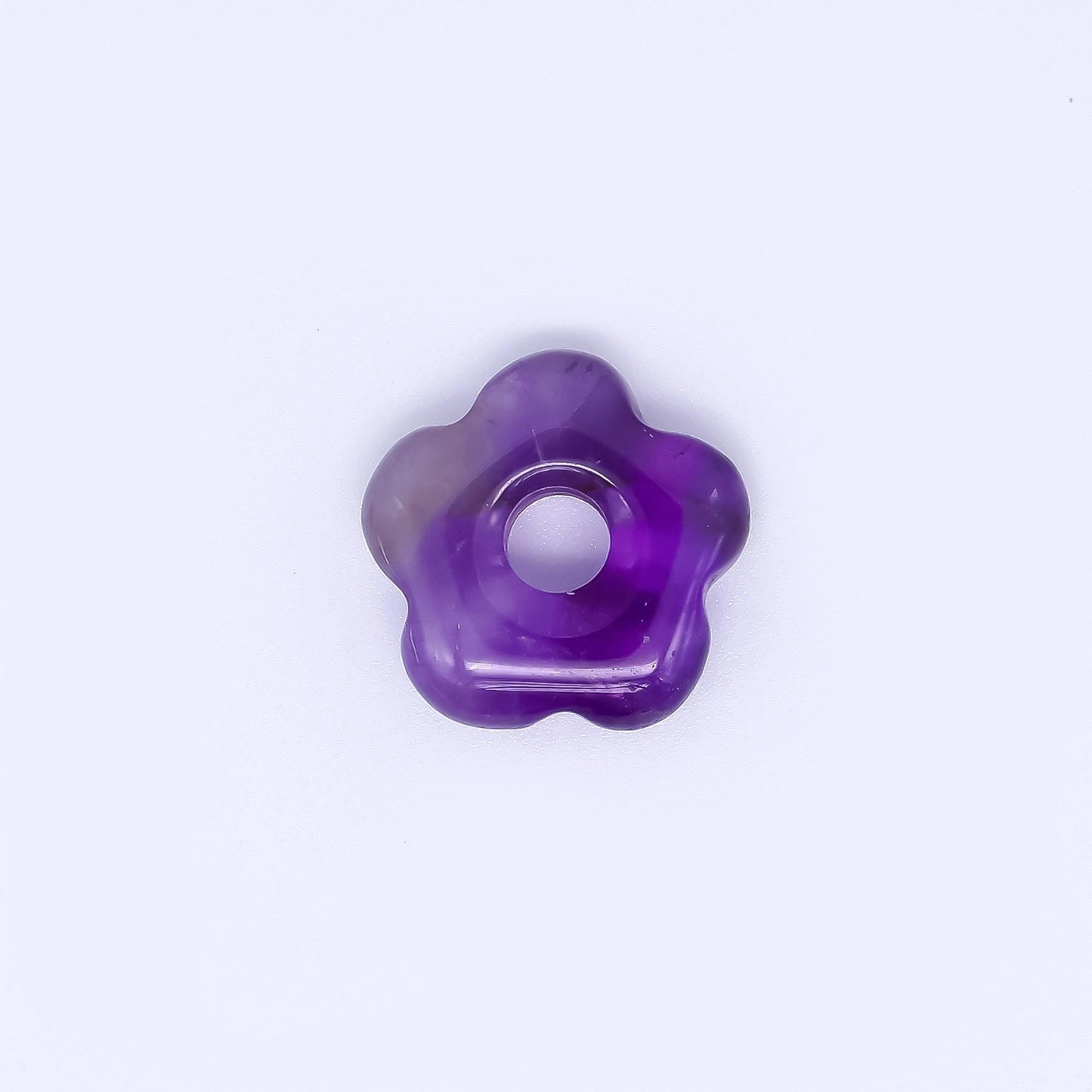Dainty Gemstone Flower Charm Pendant Natural Stone Daisy Charm for Earring Necklace Jewelry Making Supply B447