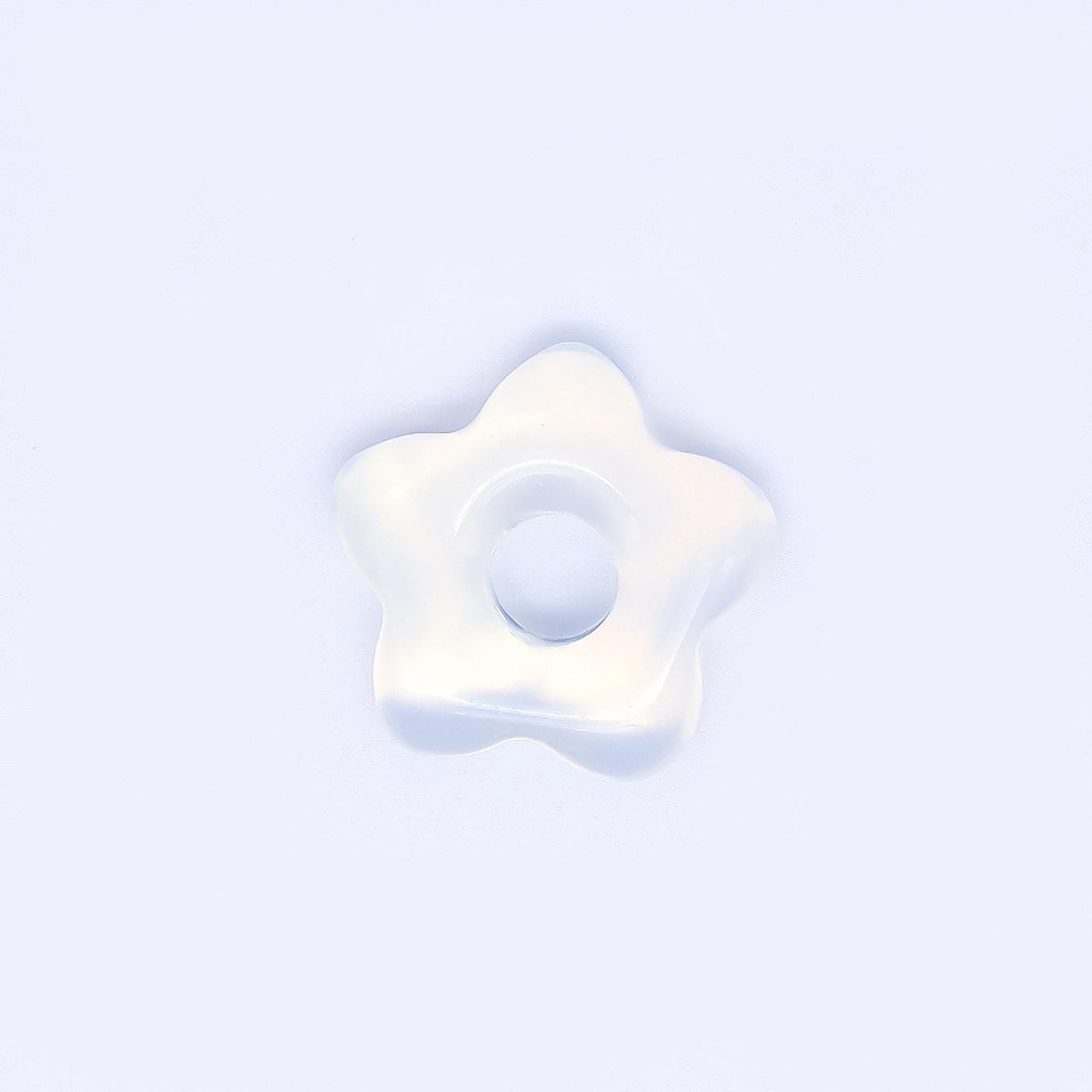 Dainty Gemstone Flower Charm Pendant Natural Stone Daisy Charm for Earring Necklace Jewelry Making Supply B447