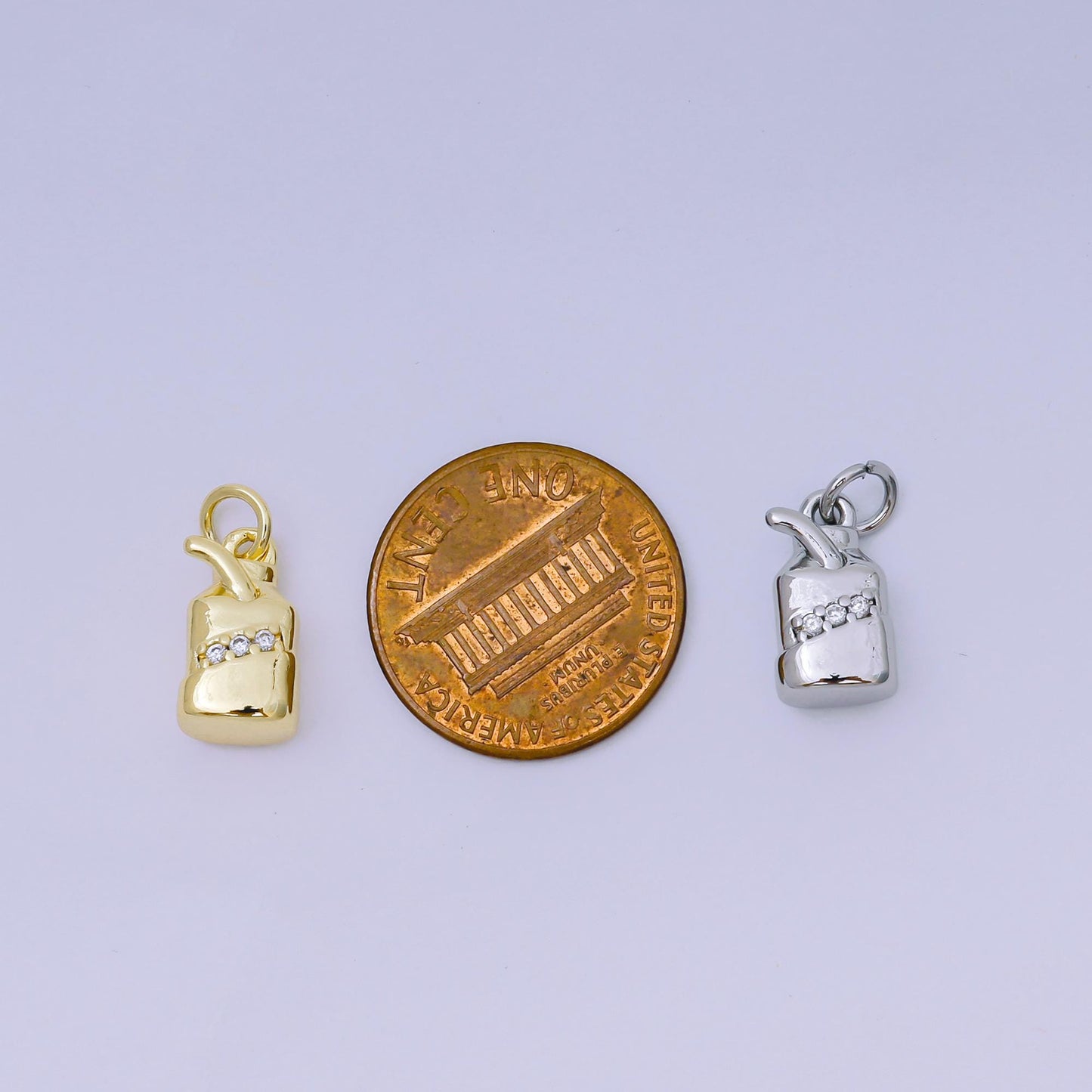 Dainty Gold Juice Box Charm with Cz Cubic Foodies Milk Box Micro Pave Pendant Silver Pendant Drink Charm AJ474