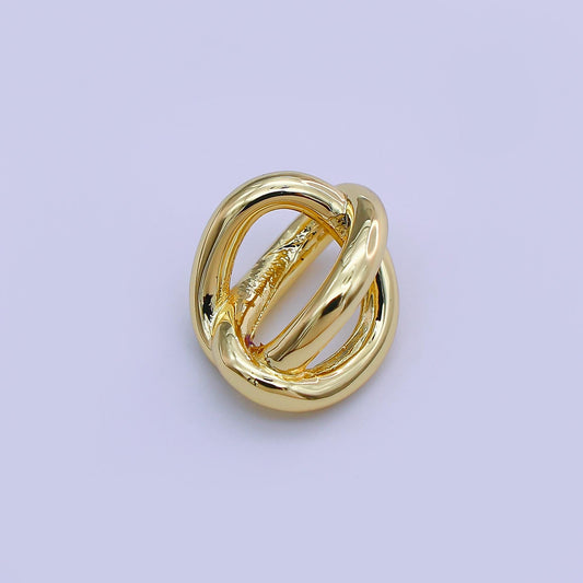 24k gold filled Infinity Round bead Spacer | B-336