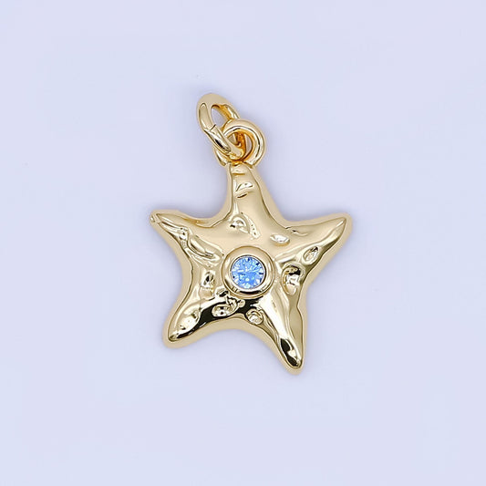 24K Gold Filled Fish Charm Dainty Enamel Ocean Sea life Animal Pendant for Summer Bracelet Necklace for DIY Jewelry Making Supply AJ-460