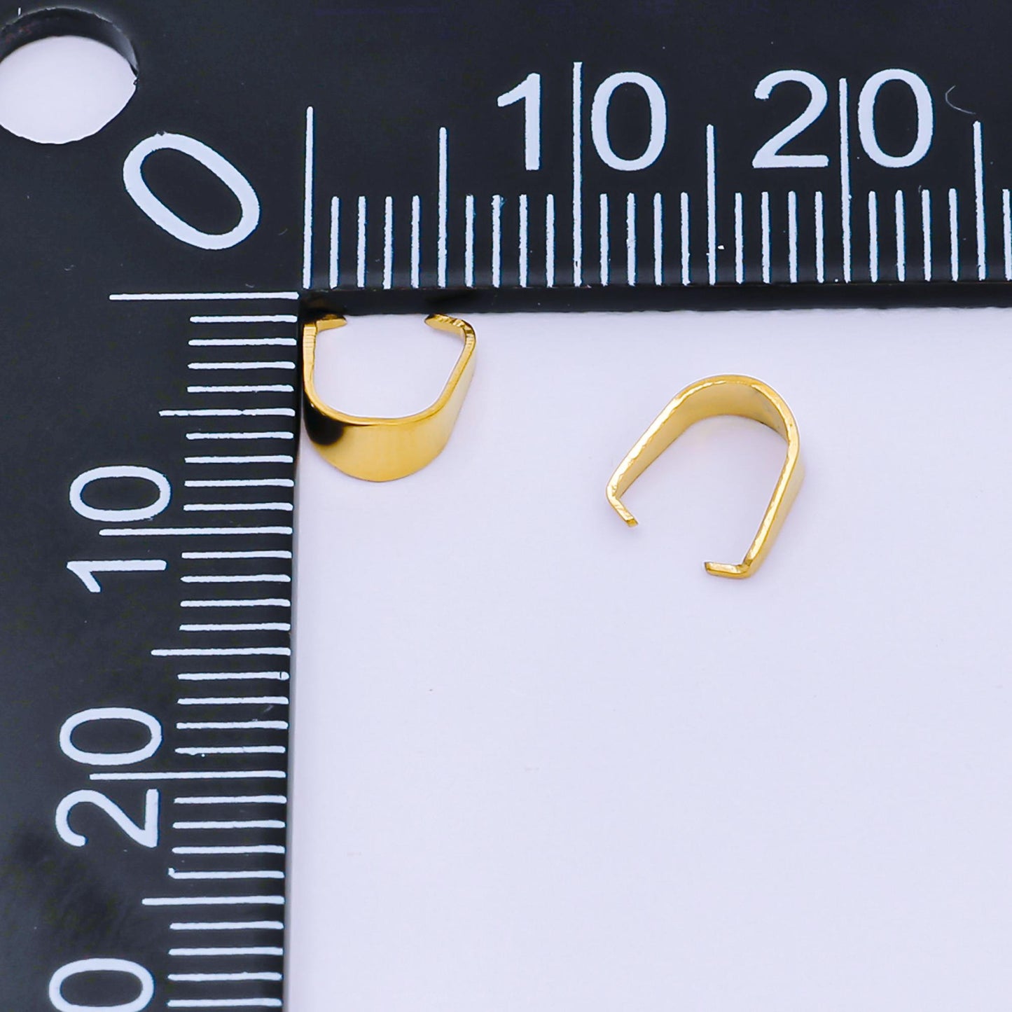 10x PVD Gold Stainless Steel bail Charm for Bracelet necklace jewelry making bulk wholesale findings Z-A1283