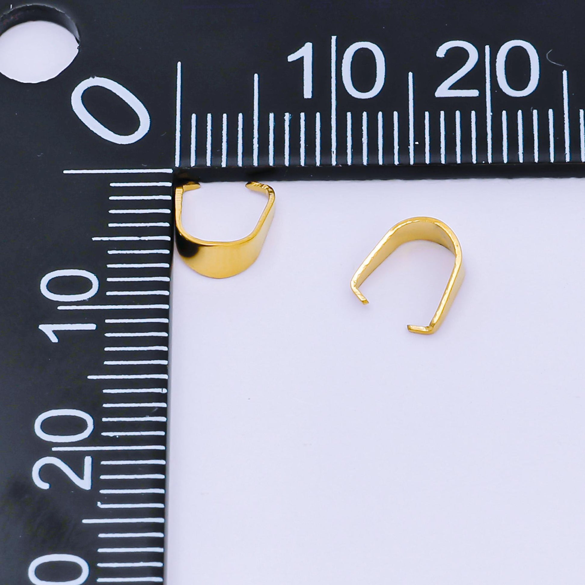 10x PVD Gold Stainless Steel bail Charm for Bracelet necklace jewelry making bulk wholesale findings Z-A1283