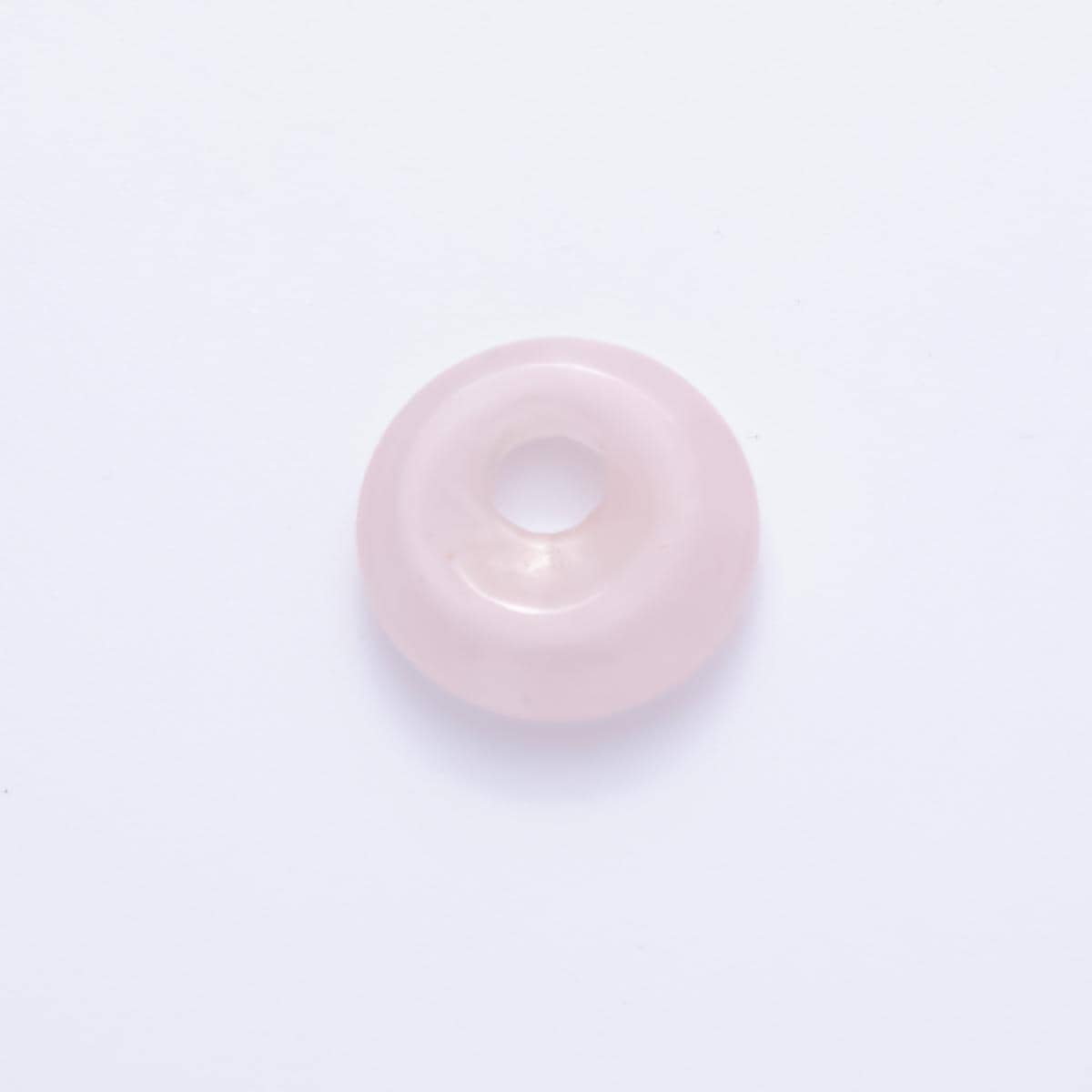 large Hole Natural gemstone Beads 14.5x14.5M Natural Gemstone Donut Beads Rondelle Stone Beads Charm z-1222