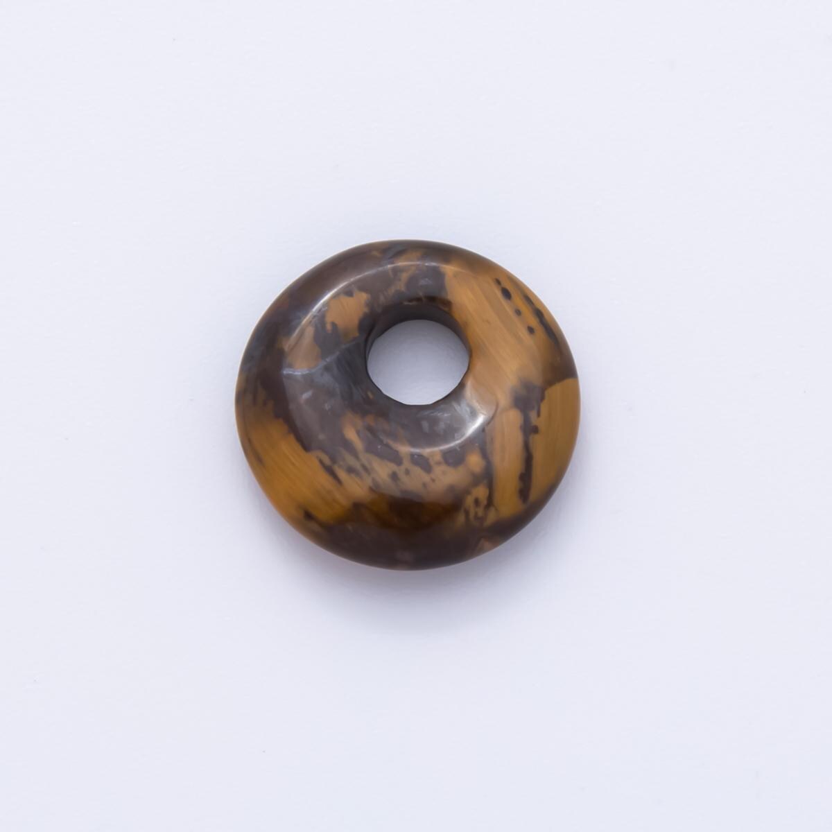large Hole Natural gemstone Beads 14.5x14.5M Natural Gemstone Donut Beads Rondelle Stone Beads Charm z-1222