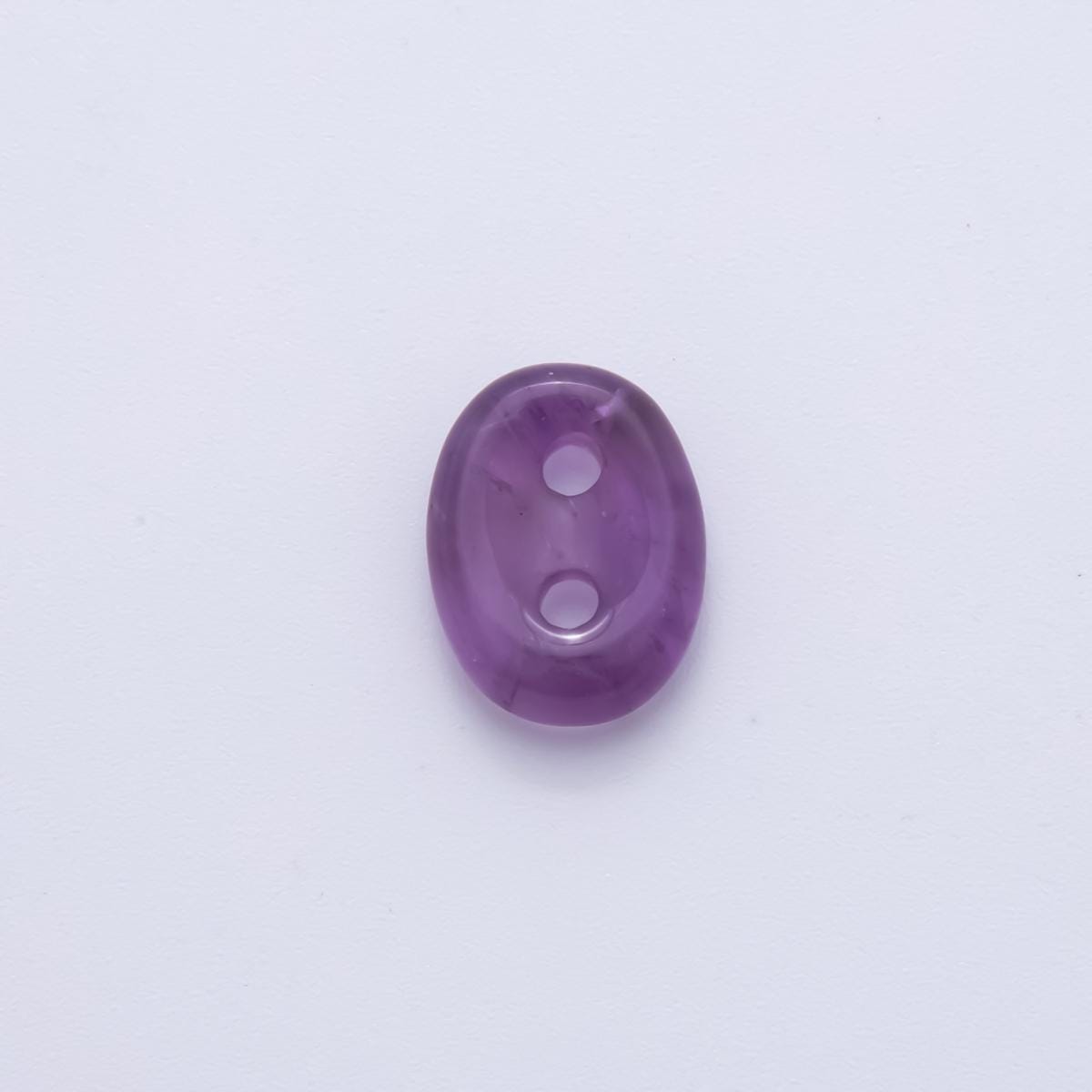 2mm hole GemStone oval 10x14mm Button Beads 2 holes button beads Spacer Charm Connector z1230