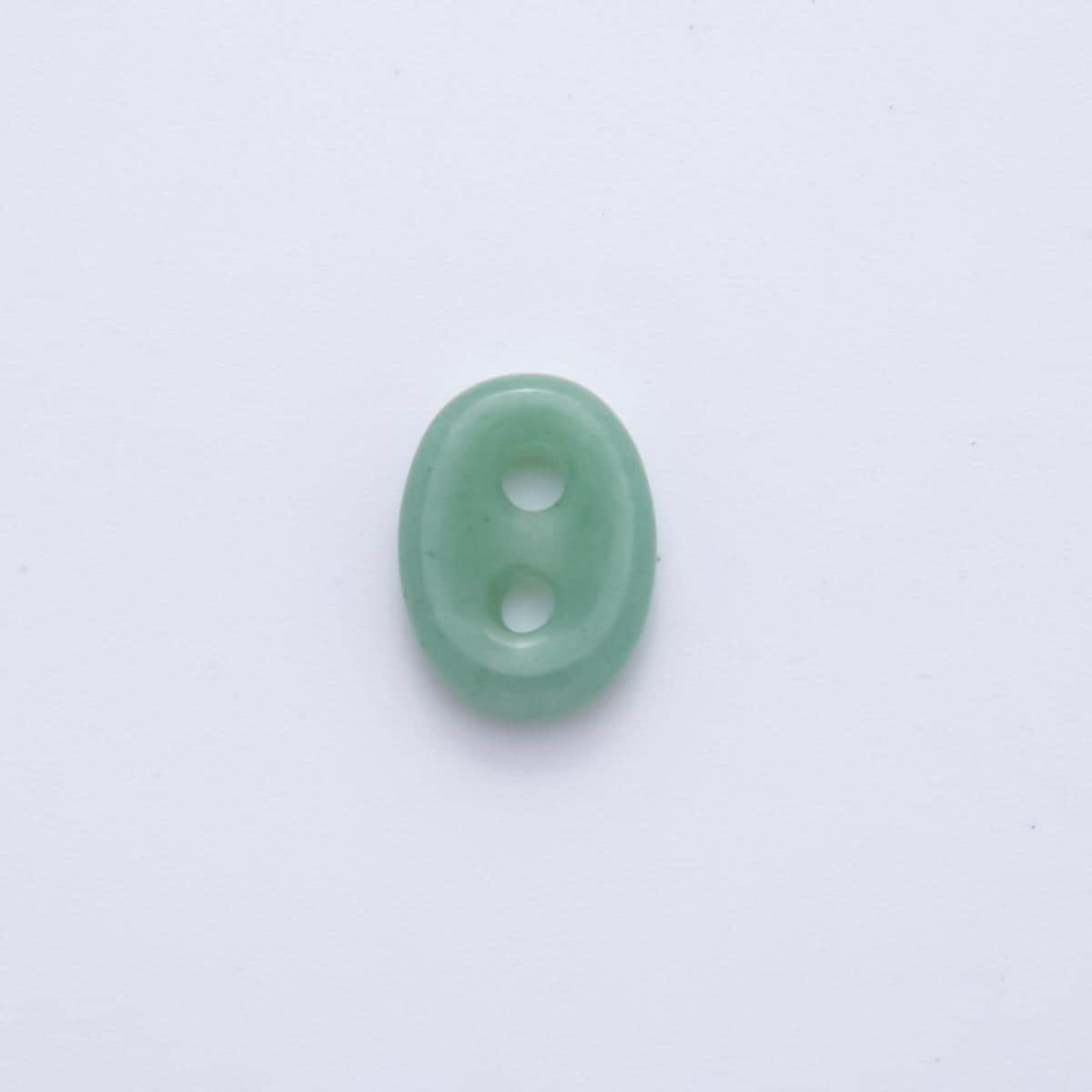 2mm hole GemStone oval 10x14mm Button Beads 2 holes button beads Spacer Charm Connector z1230