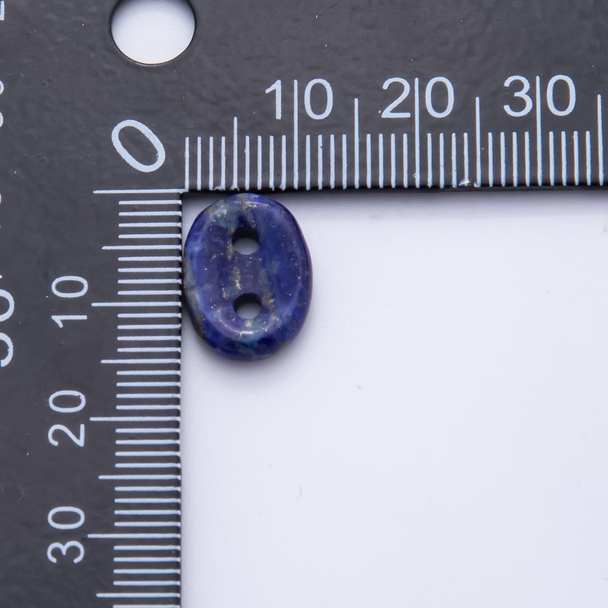 2mm hole GemStone oval 10x14mm Button Beads 2 holes button beads Spacer Charm Connector z1230