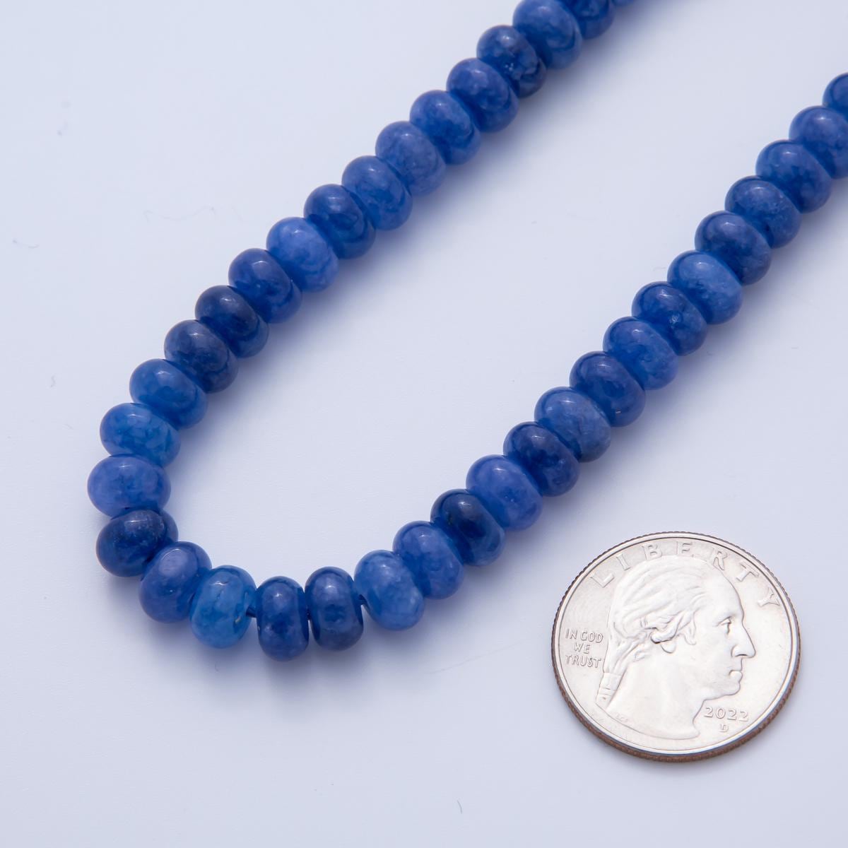 Natural Dyed Colorful Agate Rondelle Beads 8x5 mm Gray, Blue, Green, Red, Purple Colorful Bead By Strand for Jewelry Making Supply WA3540