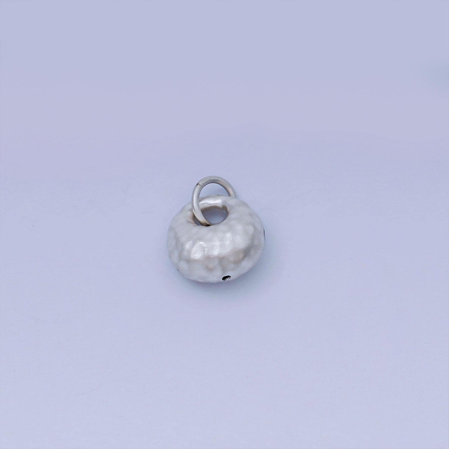 S925 Sterling Silver 10mm pumpkin fruit puffed add-on charm | SL-666