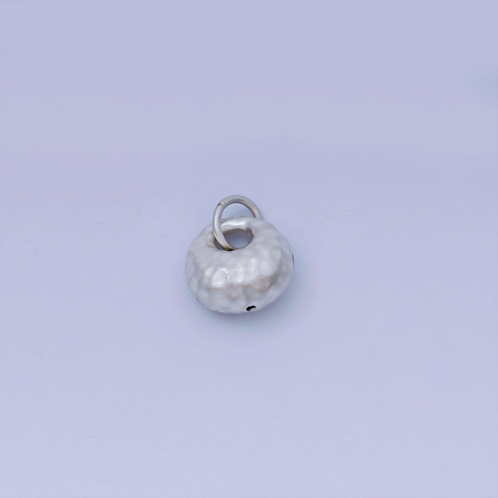 S925 Sterling Silver 10mm pumpkin fruit puffed add-on charm | SL-666