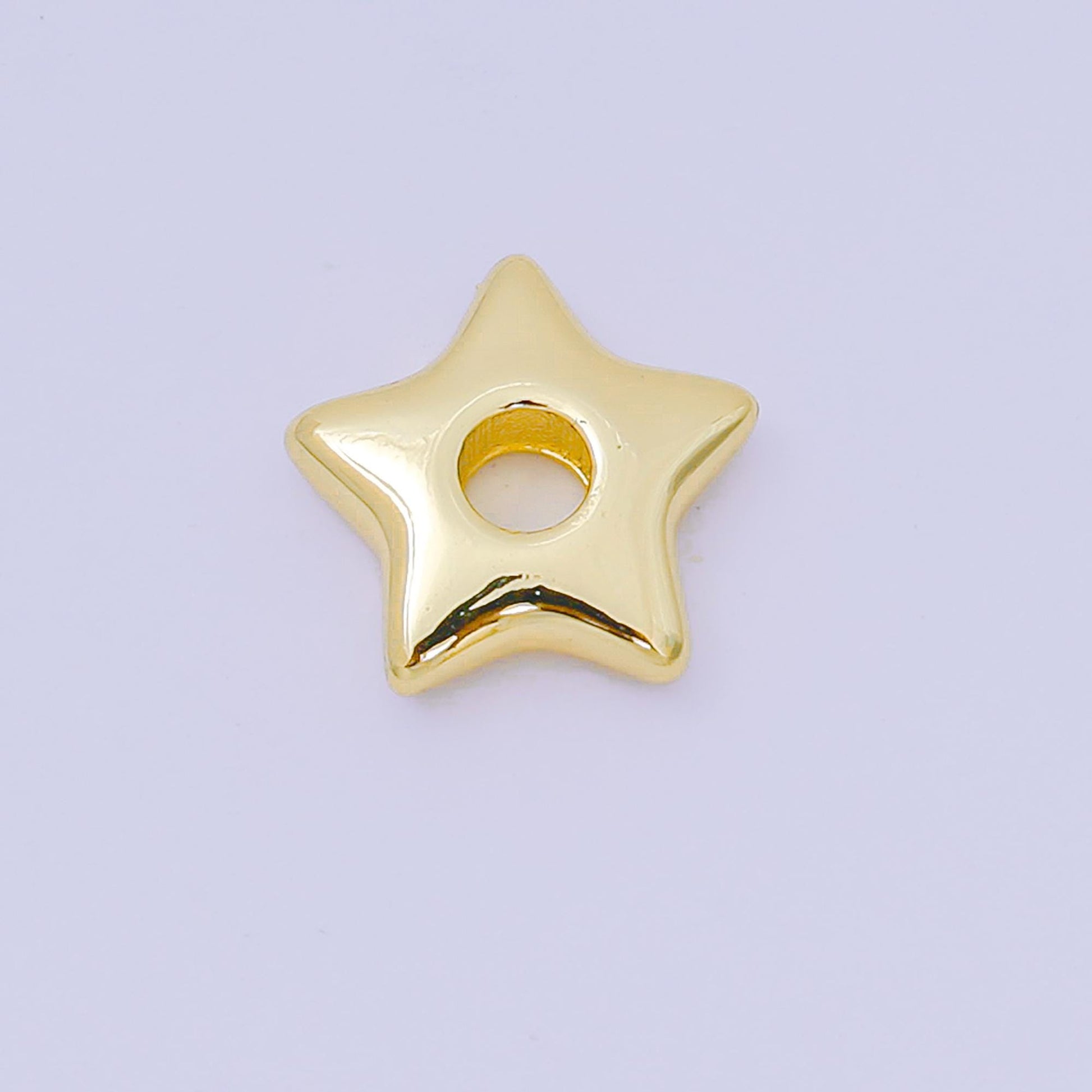 Dainty Gold Star charm necklace Star pendant celestial Silver jewelry for Cord Necklace, Hoop earing, bracelet Supply Artful Pendant B-469