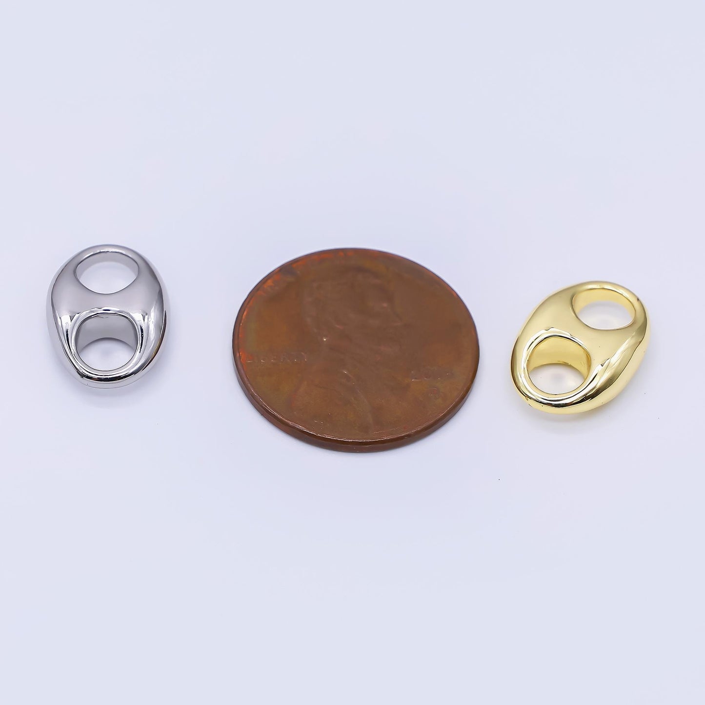 Mini soda pop pull charm gold filled can tab pendant charm Z-982