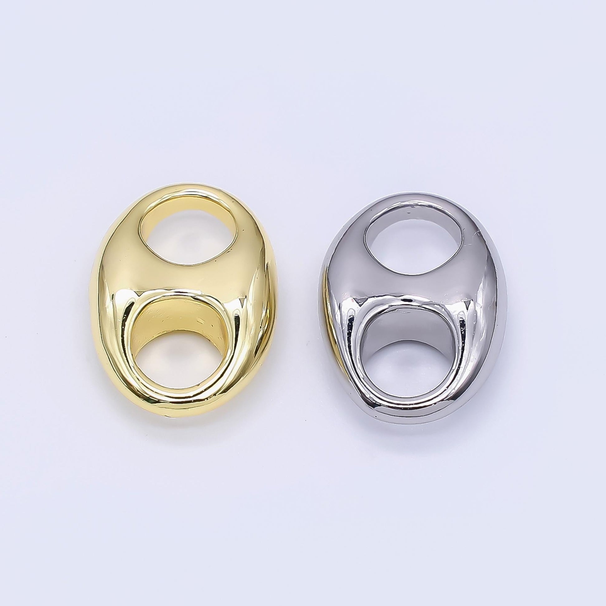 Mini soda pop pull charm gold filled can tab pendant charm Z-982