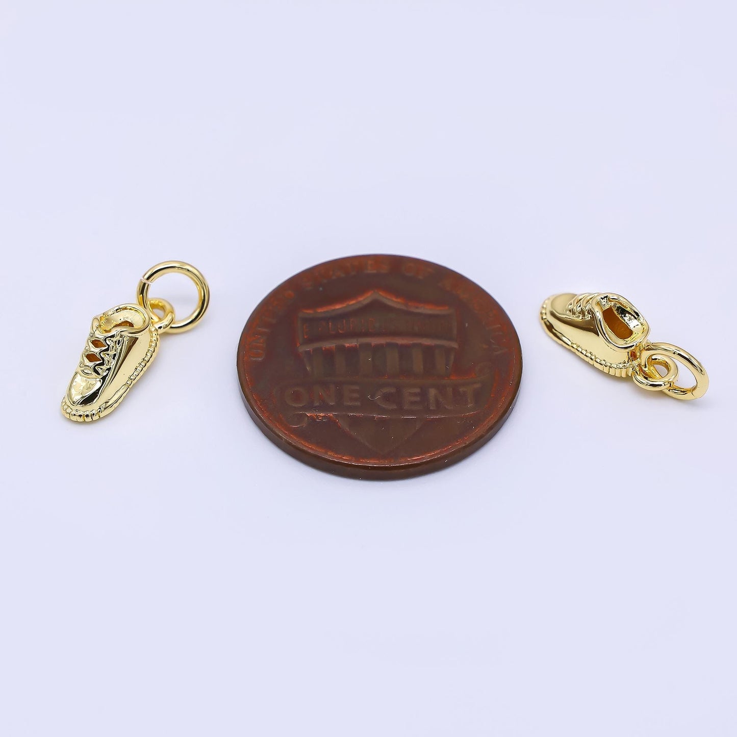 24k gold filled Sneaker shoe charm for men women charm pendant minimalist charm | N-A1243
