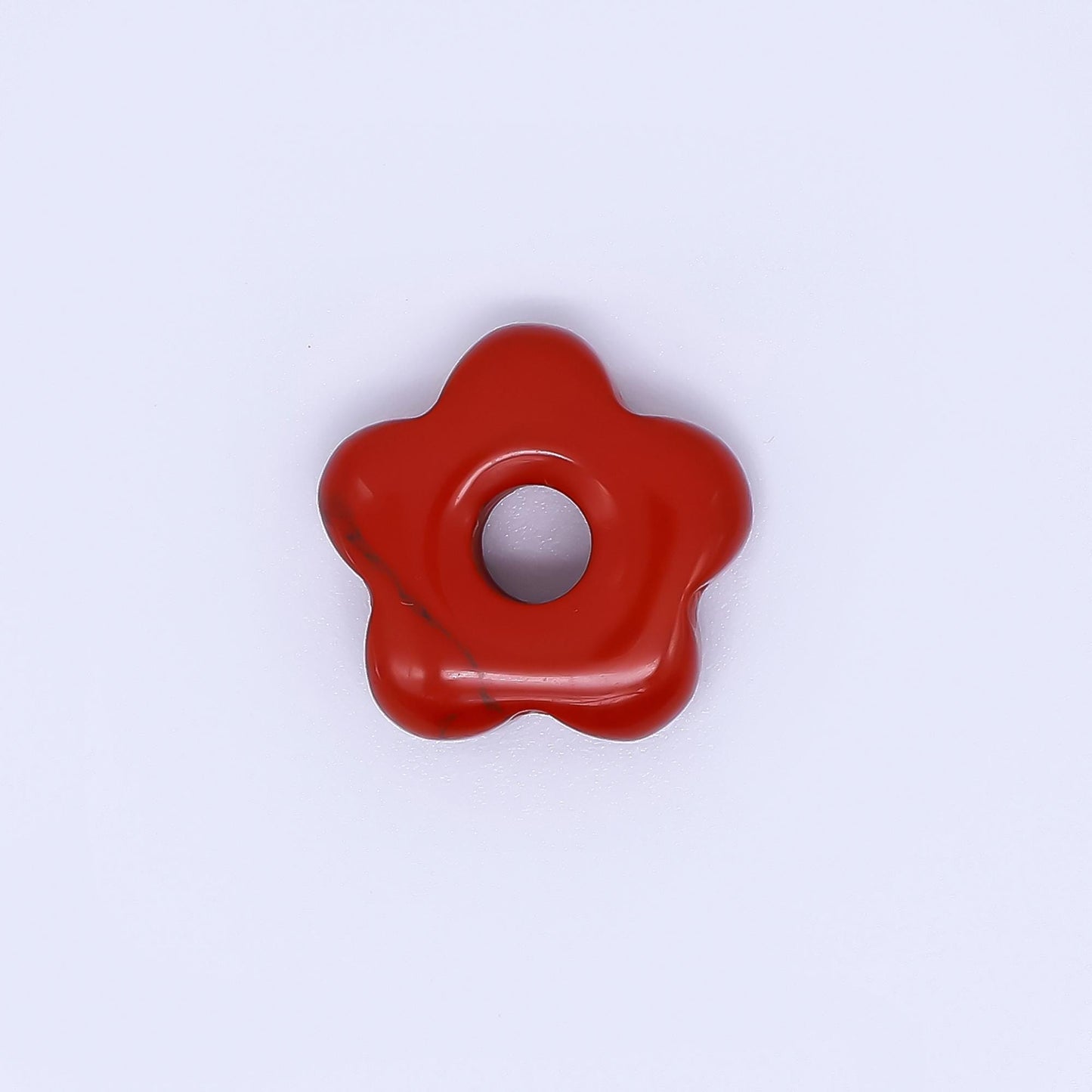 Dainty Gemstone Flower Charm Pendant Natural Stone Daisy Charm for Earring Necklace Jewelry Making Supply B447