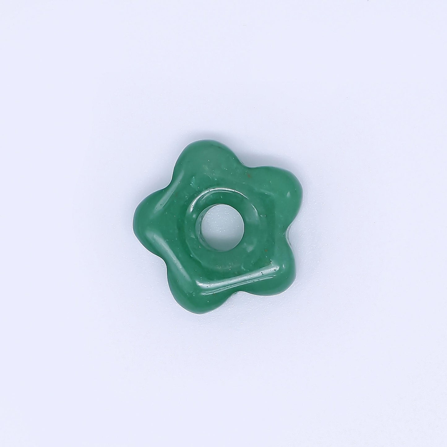Dainty Gemstone Flower Charm Pendant Natural Stone Daisy Charm for Earring Necklace Jewelry Making Supply B447