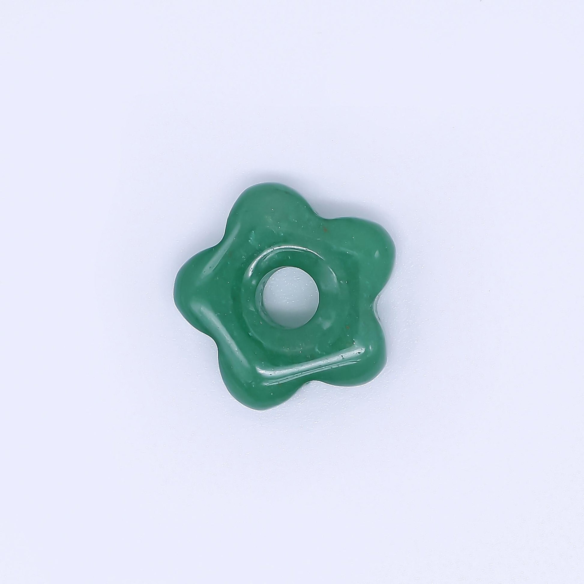 Dainty Gemstone Flower Charm Pendant Natural Stone Daisy Charm for Earring Necklace Jewelry Making Supply B447