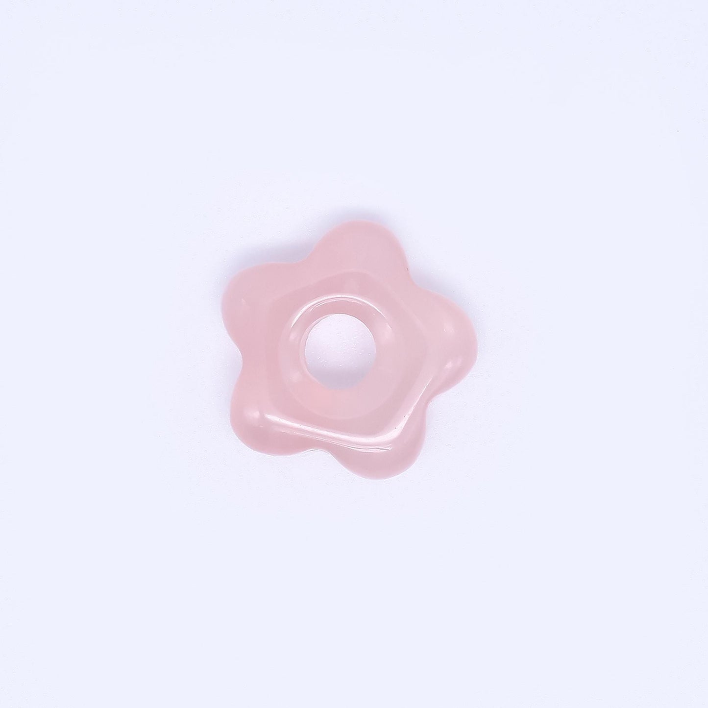 Dainty Gemstone Flower Charm Pendant Natural Stone Daisy Charm for Earring Necklace Jewelry Making Supply B447