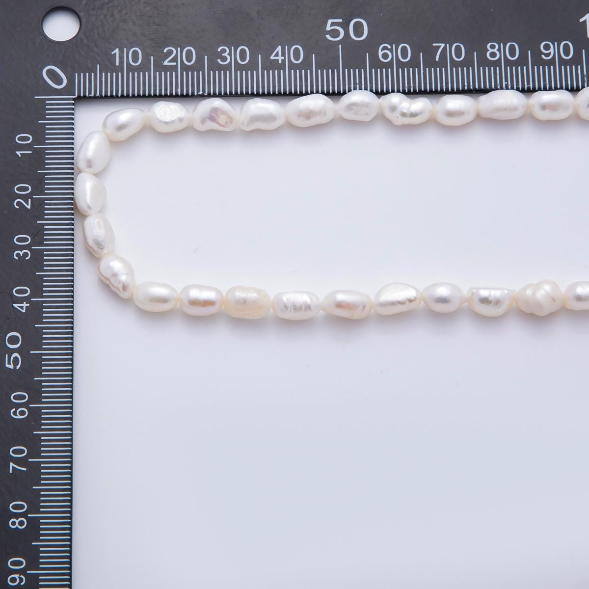 Handmade 5.9mm Natural Freshwater Pearl Necklace 17.1 inch + 2 inch extender WA-3472