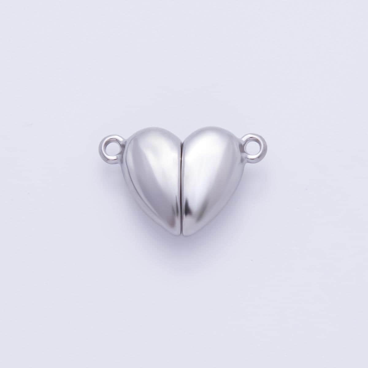Stainless Steel PVD Gold Plated 11x16mm heart magnetic connector | Z-1234