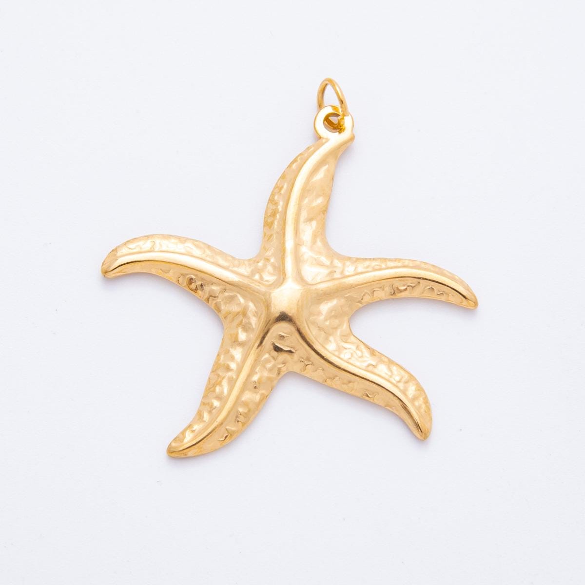 Pastel Color Enamel Star Fish PVD Gold Plated Steel Starfish Beach Under the Sea Animal Charm | J-493
