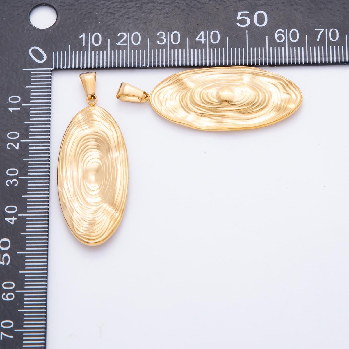 Big Gold Textured Abstract Charms Geometric Gold Rustic Charm Necklace Findings Dangle Charm for Components DIY Jewelry Making J-514