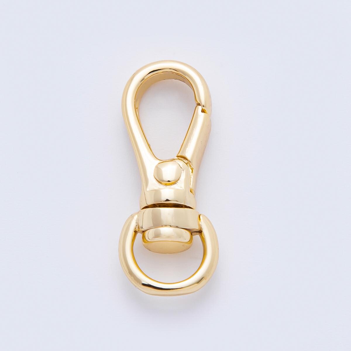 18k gold filled lobster swivel clasps, 24.7 x 9mm clasps in gold color Z-A1247