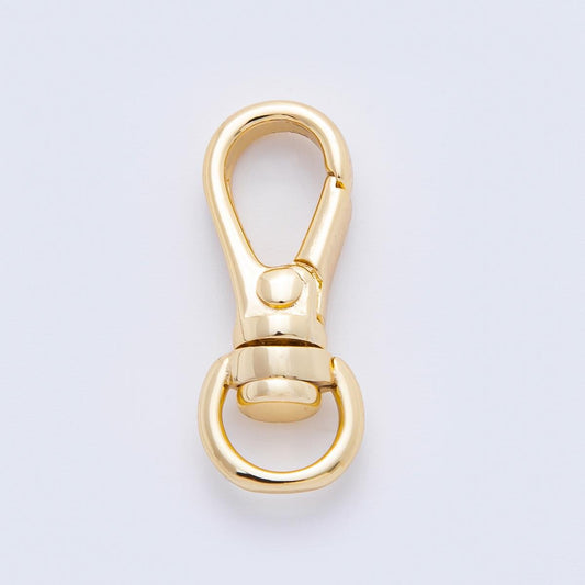 18k gold filled lobster swivel clasps, 24.7 x 9mm clasps in gold color Z-A1247