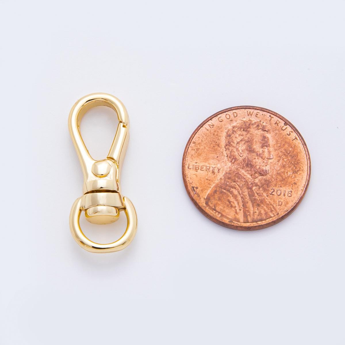 18k gold filled lobster swivel clasps, 24.7 x 9mm clasps in gold color Z-A1247