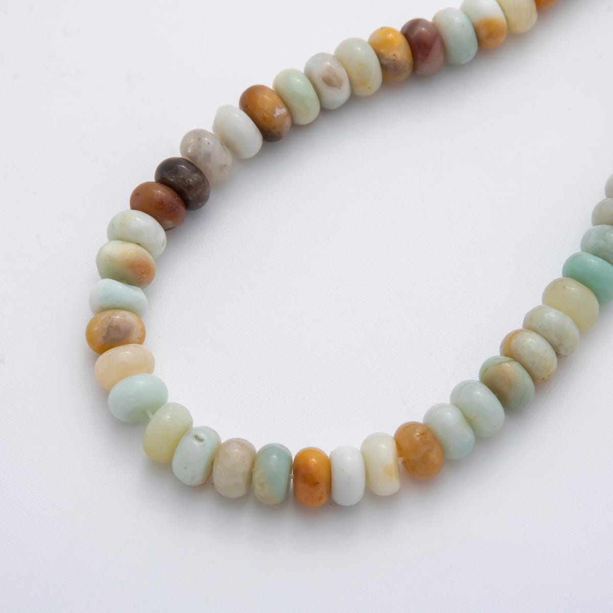 Natural Gemstone Rondelle Beads 8x5 mm Amazonite, Aventurine, Labradorite Quartz Bead By Strand for Jewelry Making Supply WA-409