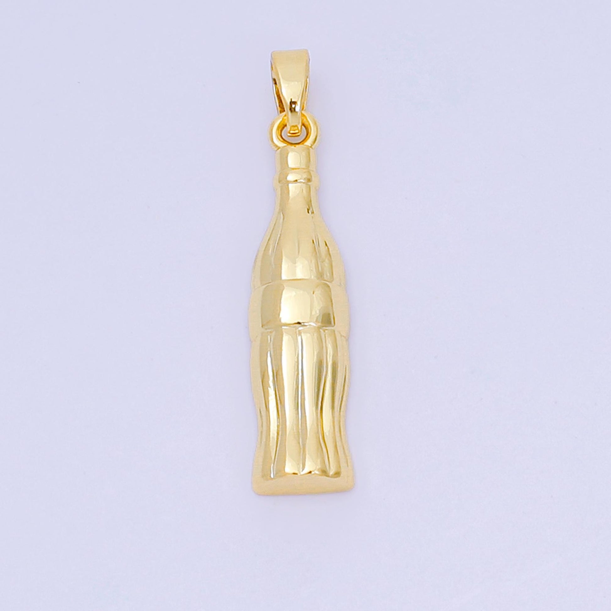 24K Gold Filled 27mm Soda Coke Bottle Pendant | AA-1596