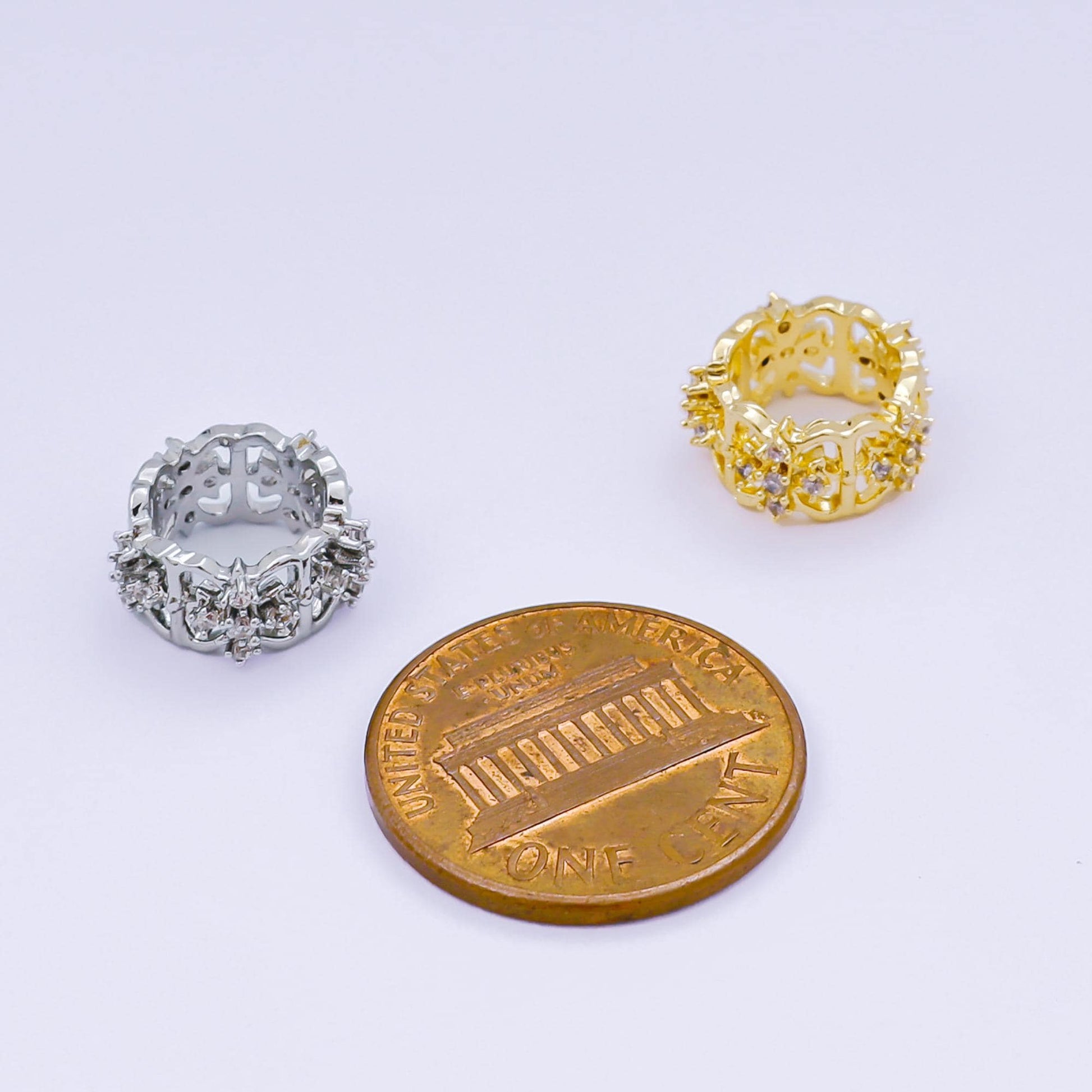 1x Dainty CZ Cross spacer beads Round Design beads bracelet connector for bracelet jewelry making supply finding 12mm B-036