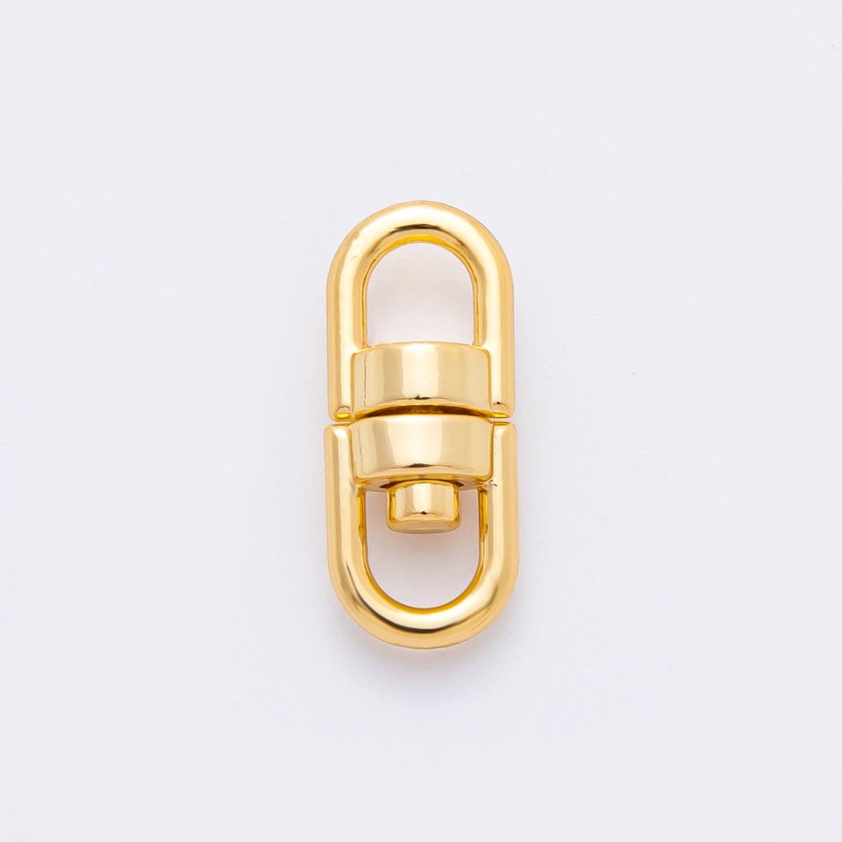 PVD Gold Stainless Connector Swivel Clasps Findings for Keychain Bag Charm Jewelry Making | Z-1250