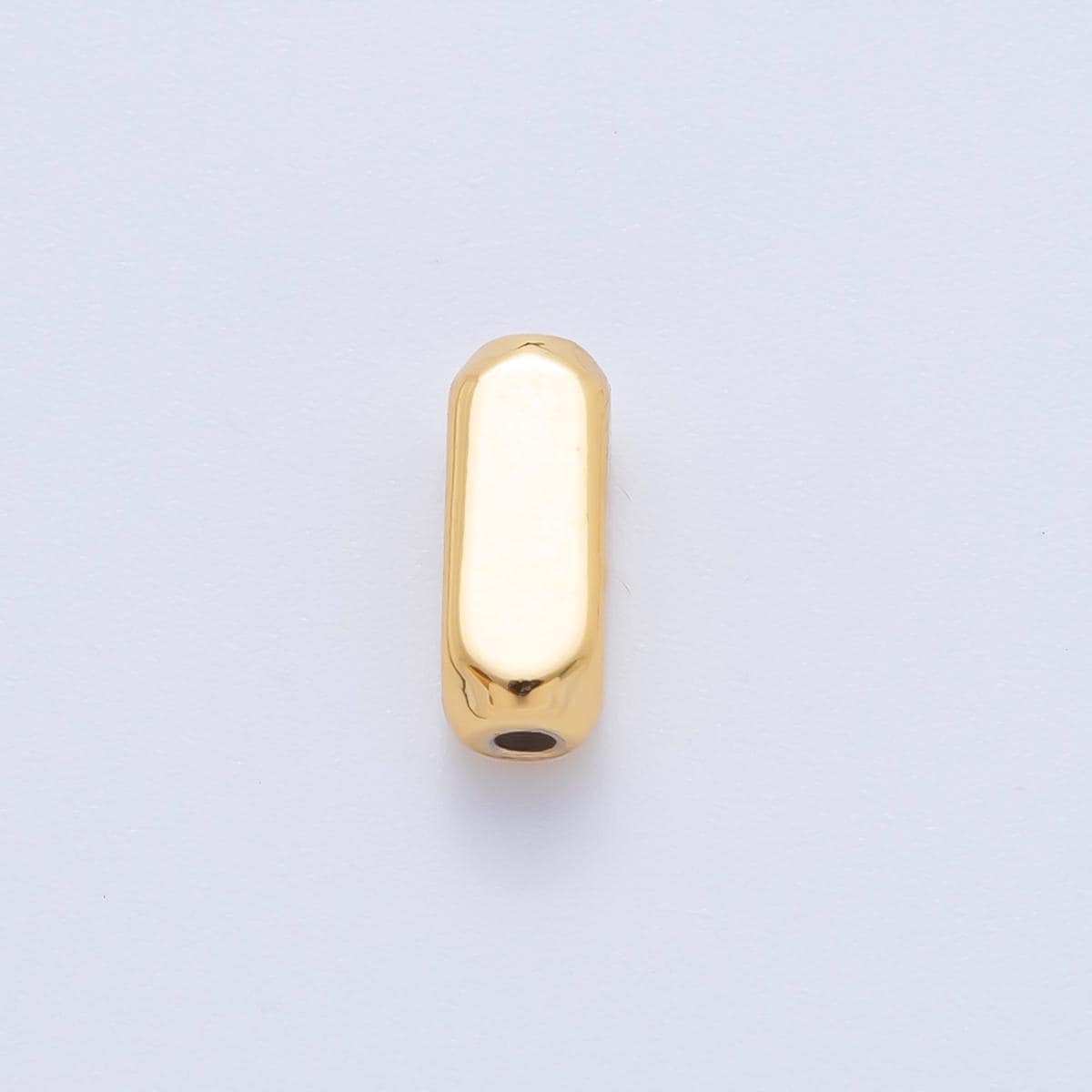 10x 18k Gold Filled Tiny Faceted Tube 10x3 mm spacer beads Tiny Seed Bead spacer for Bracelet Necklace Supply AF-1060
