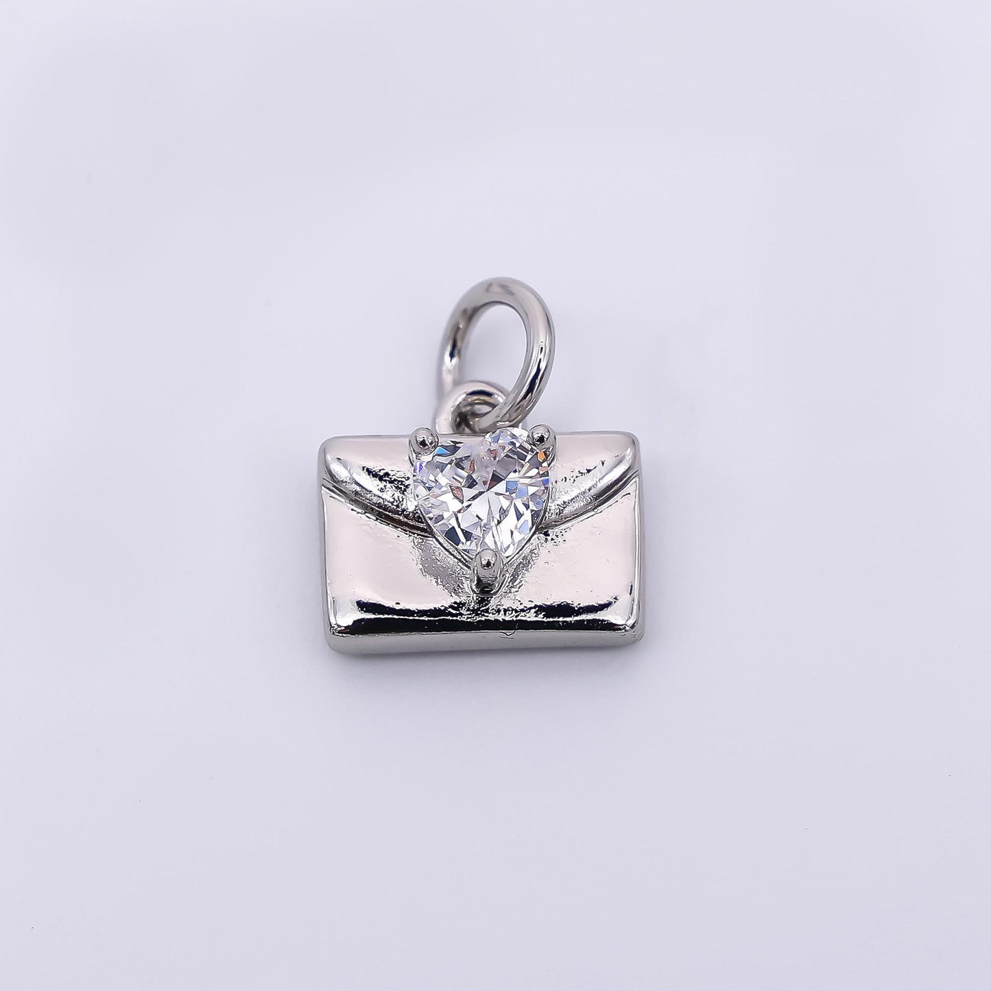 Mini love letters gold charm envelope love you pendant dainty charm for diy jewelry making supply Love note Charm af324
