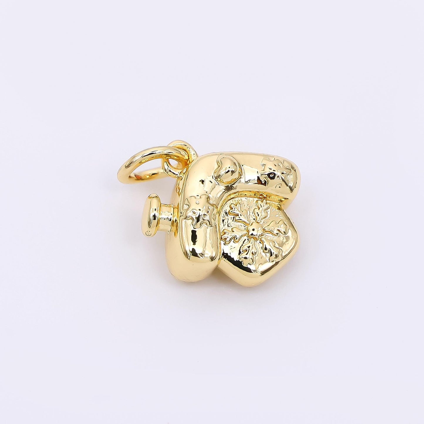 Mini Little house Charm 24k gold filled Home charm | AH-582