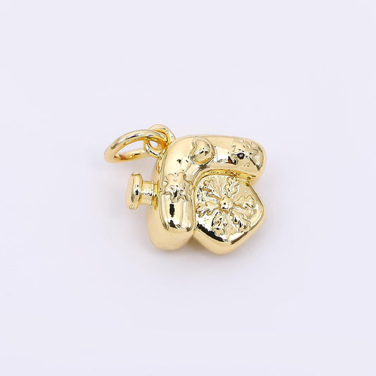 Mini Little house Charm 24k gold filled Home charm | AH-582