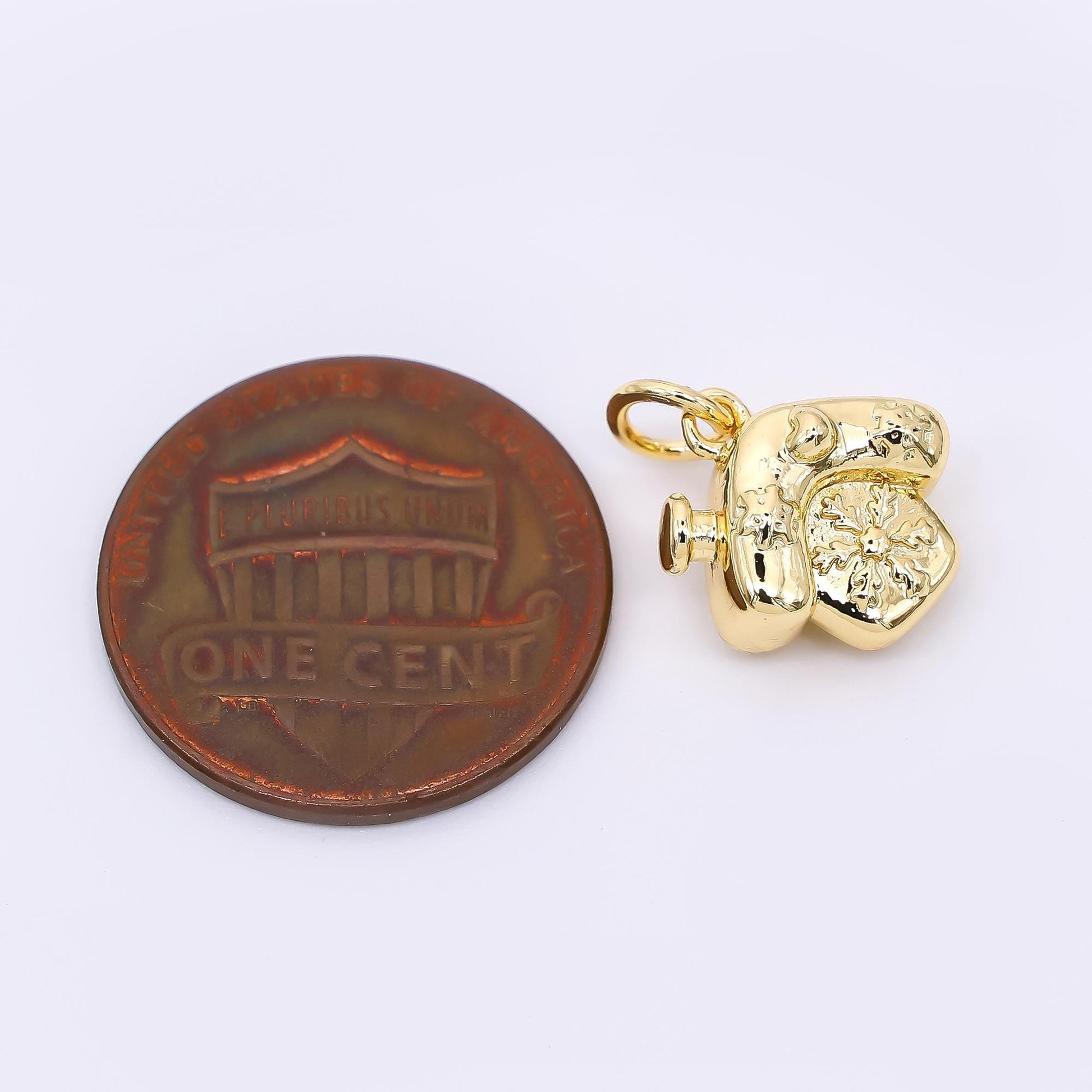 Mini Little house Charm 24k gold filled Home charm | AH-582