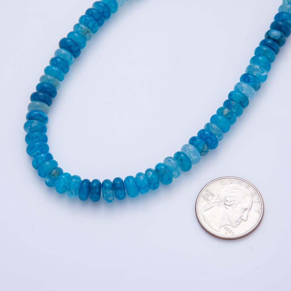 Natural Dyed Colorful Agate Rondelle Beads 8x5 mm Gray, Blue, Green, Red, Purple Colorful Bead By Strand for Jewelry Making Supply WA3540