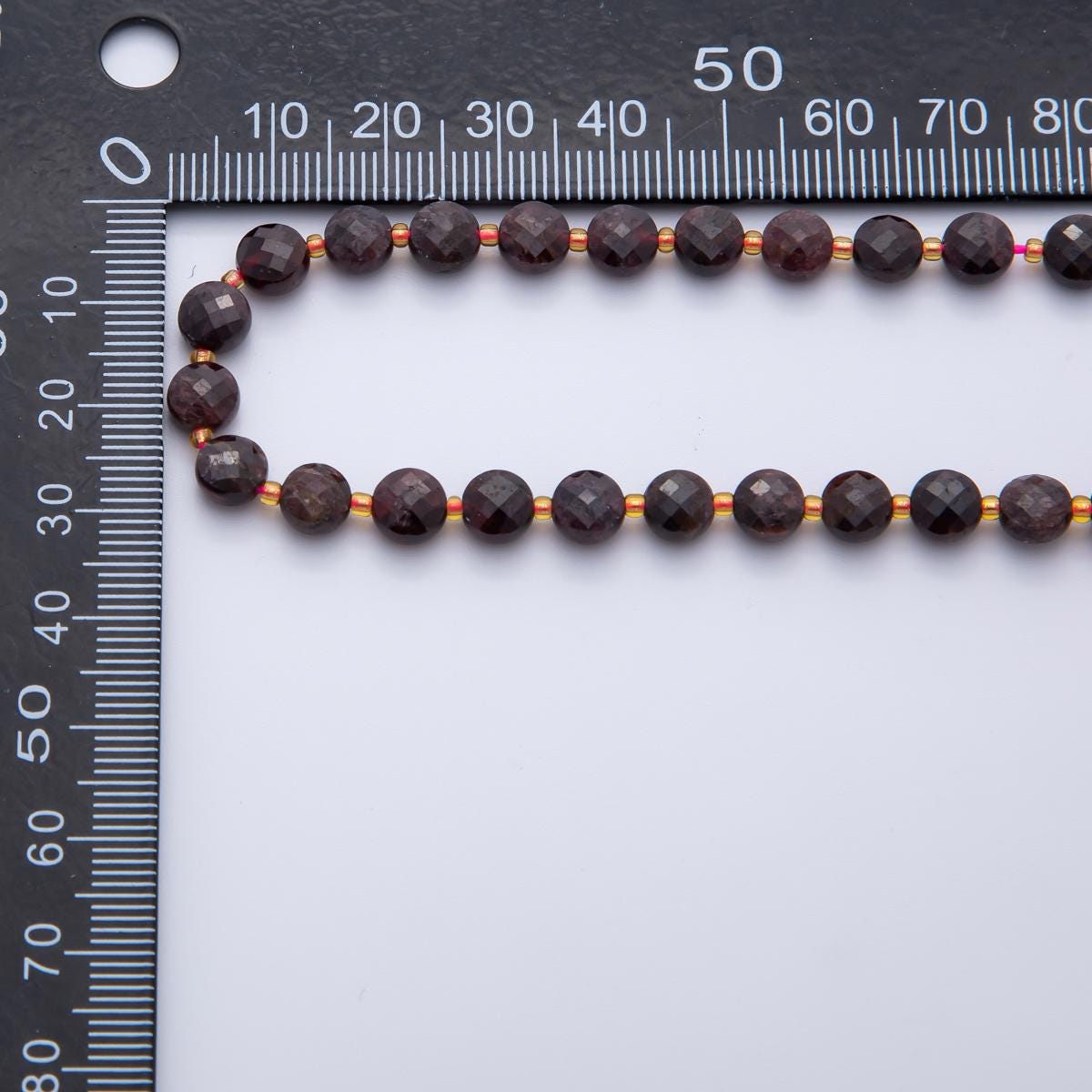 Deep Purple Faceted Beads Natural Gemstone by Strand Finding Rondelle Wholesale Beads | WA-3564