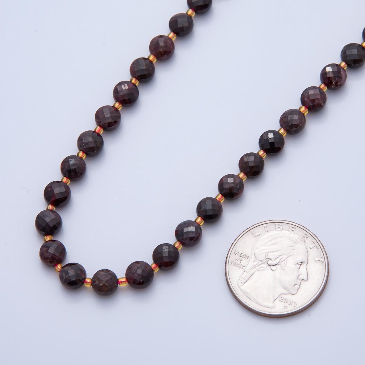 Deep Purple Faceted Beads Natural Gemstone by Strand Finding Rondelle Wholesale Beads | WA-3564