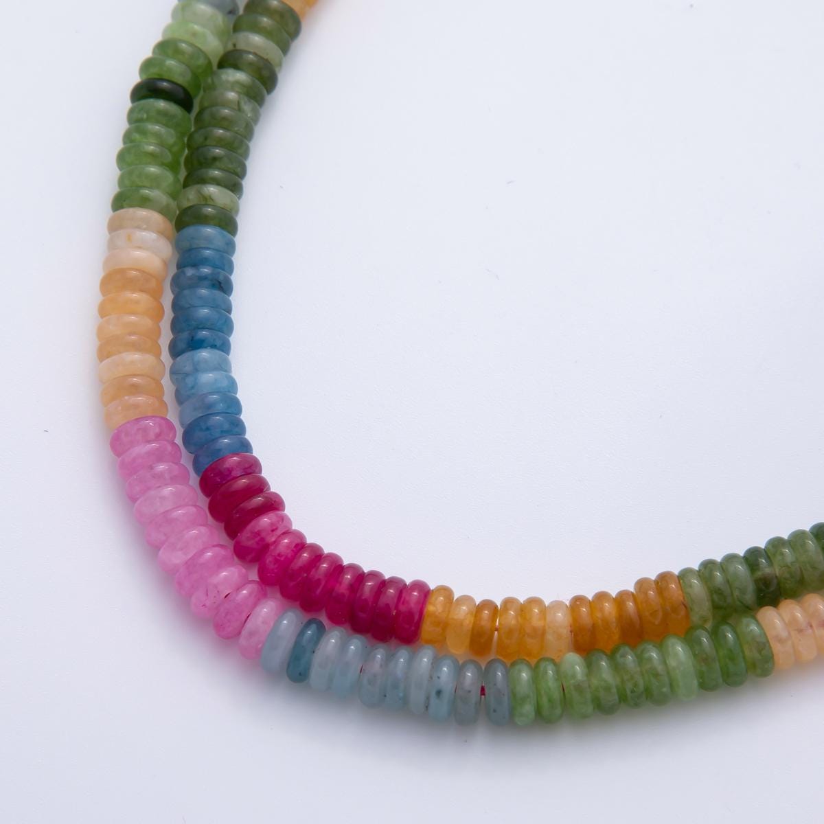 Rainbow Colorful Agate Rondelle Beads 4x6 mm Mix Color Candy Beads Colorful Bead By Strand Approx. 92pcs loose beads WA-3479