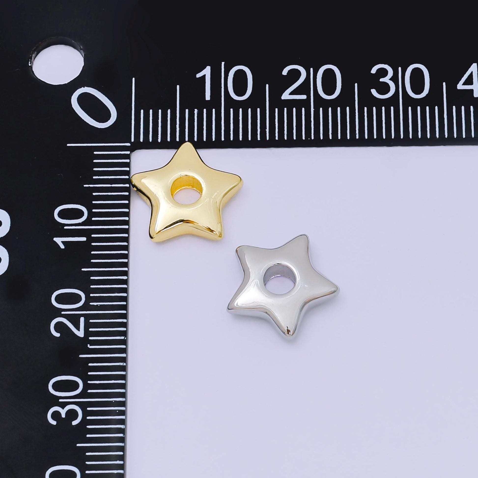 Dainty Gold Star charm necklace Star pendant celestial Silver jewelry for Cord Necklace, Hoop earing, bracelet Supply Artful Pendant B-469