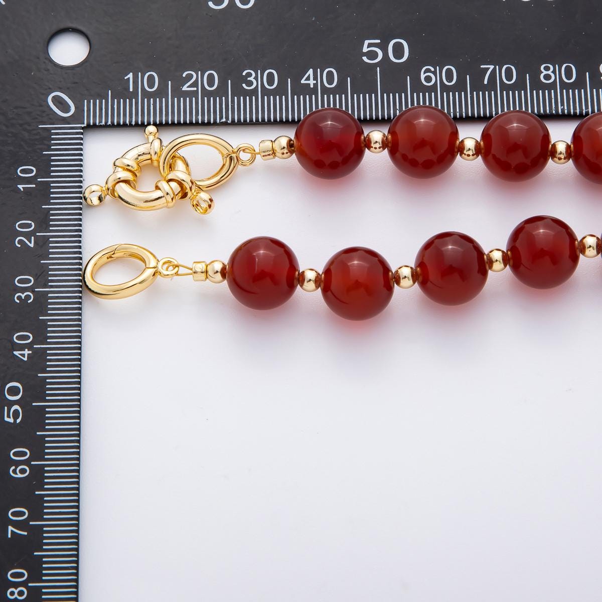 Handcrafted Candy Beaded handmade Gemstone Necklace Bead Cluster 18k gold filled necklace With Enhanced Clasp | WA-3276